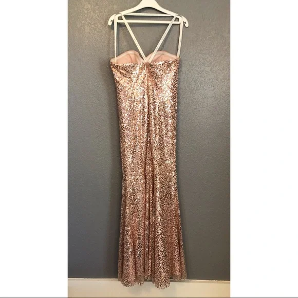 Azazie Sequin Dress Estrella - Picture 2 of 4